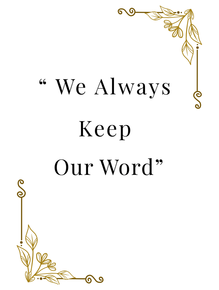 We Always keep our Word Affirmation Blanket