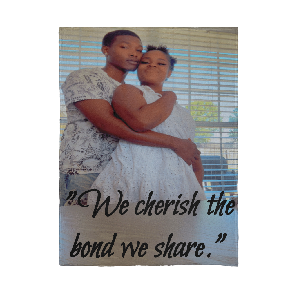 We Cherish the Bond We Share Relationship Affirmation Blanket